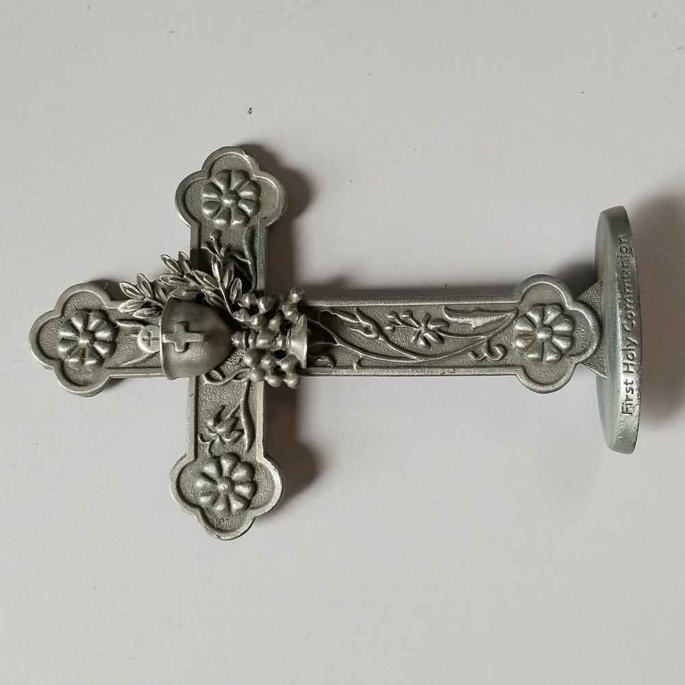 Metallic First Communion Cross